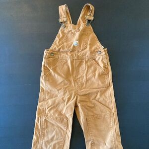 Carhartt Boys Overalls 4T - Carhartt Brown